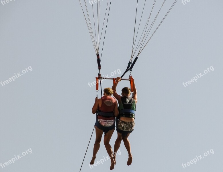 Parachute Paragliding Sky Sport Activity