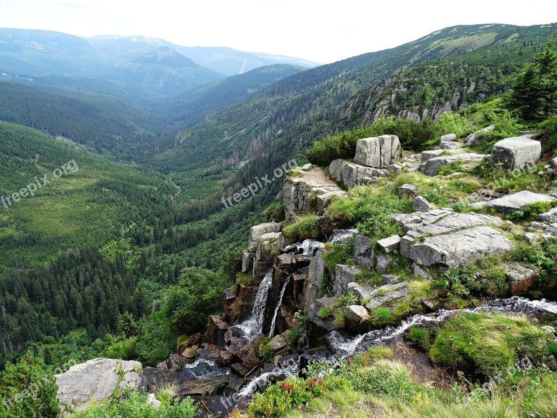 Landscape Mountains Nature Tatry Top View