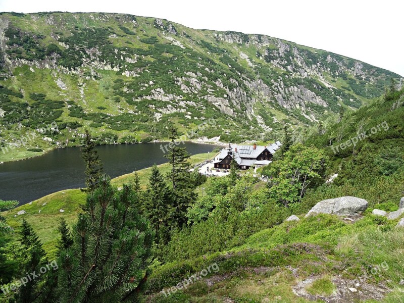 Landscape Mountains Nature Tatry Top View