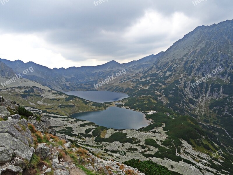 Landscape Mountains Lake Pond Nature