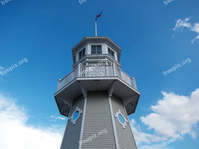 Lighthouse Blue Sky Landmark Tower