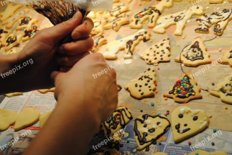 Cookie Pastries Sweet Christmas Cookies Small Cakes