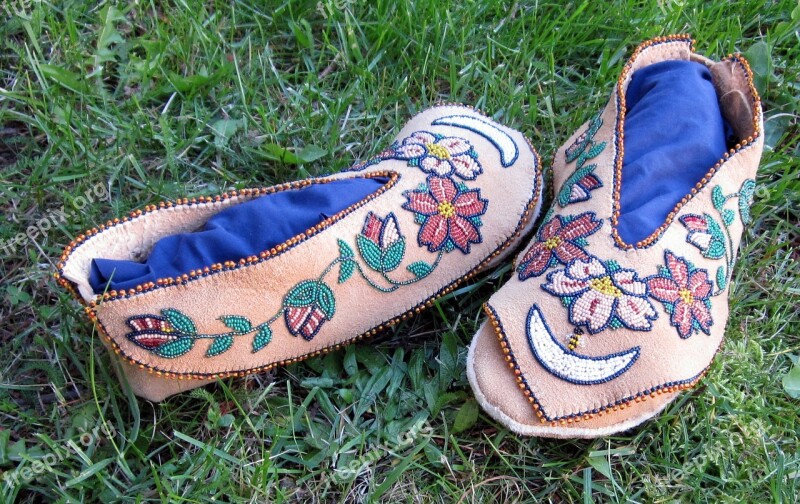 Moccasins Traditional Culture Native Clothing