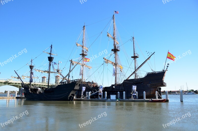 Galleon Ships Historic St Augustine Florida