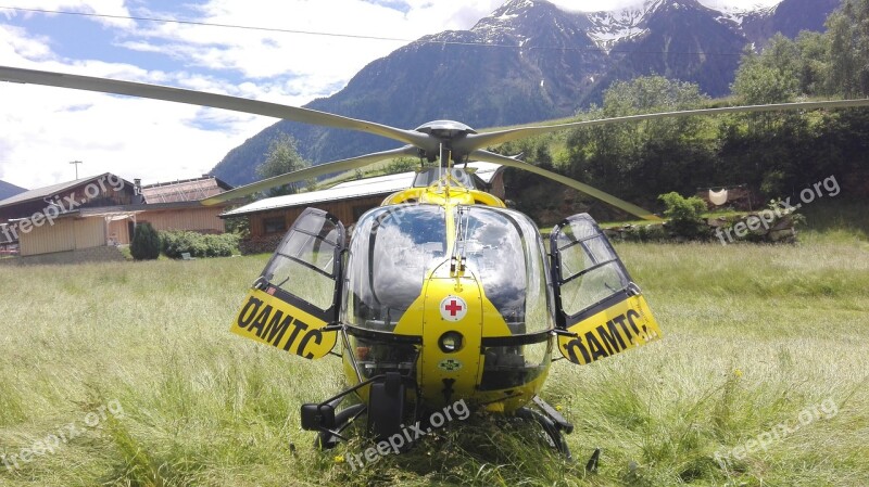 Rescue Helicopter Helicopter Ambulance Helicopter Air Rescue Mountain Rescue