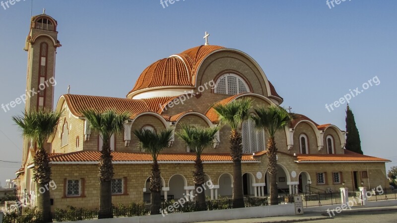 Cyprus Dherynia Church Orthodox Architecture