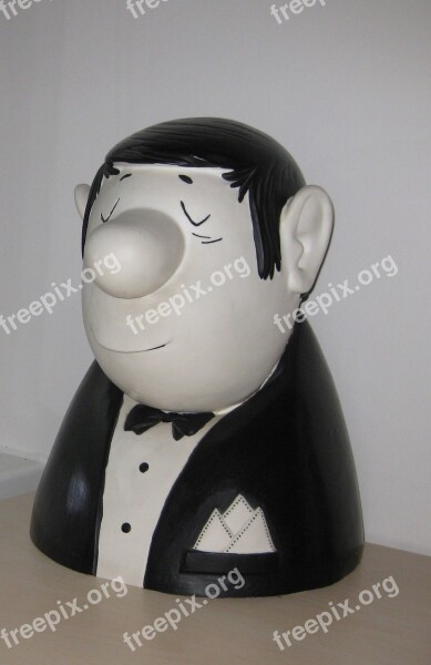 Loriot Figure Sculpture Funny Bourgeois