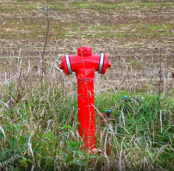 Hydrant Red Grass Free Photos