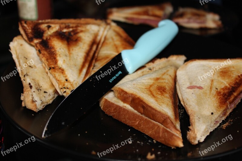 Sandwich Toast Snack Eat Food