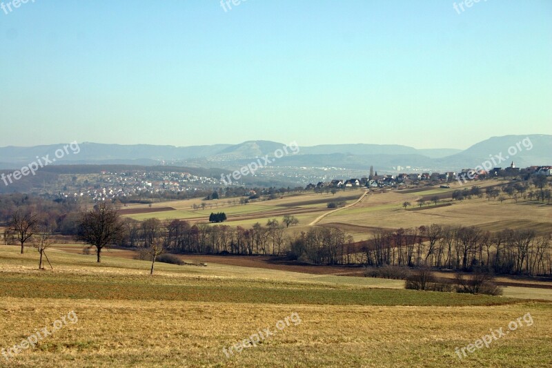 Landscape Swabian Alb Alb Nature Sky