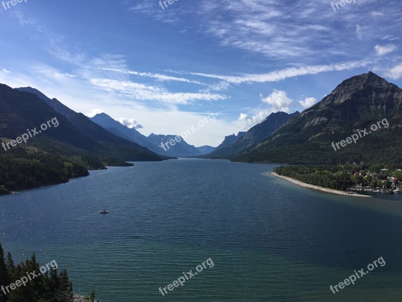 Lake Mountains Canada Mountain Lake Water