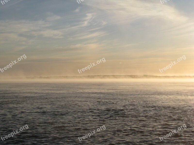 Nature Fog Landscape Dawn Summer