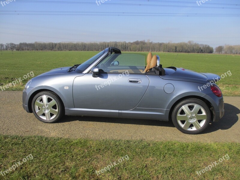 Cabrio Twoseater Daihatsu Car Field