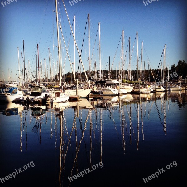 Boat Sailboat Ocean Puget Sound Water