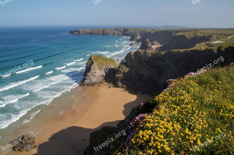 Cornwall Atlantic Coast England Free Photos