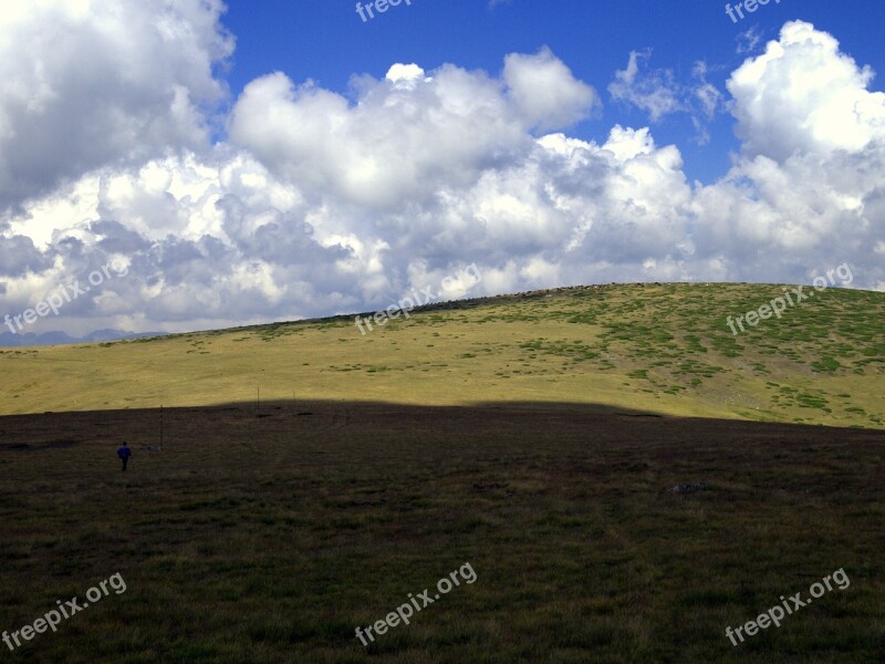 Bulgaria Mountains Rila Clouds Shadow