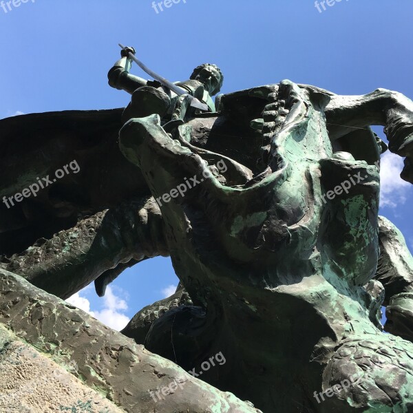 Weimar Knight Monument Free Photos