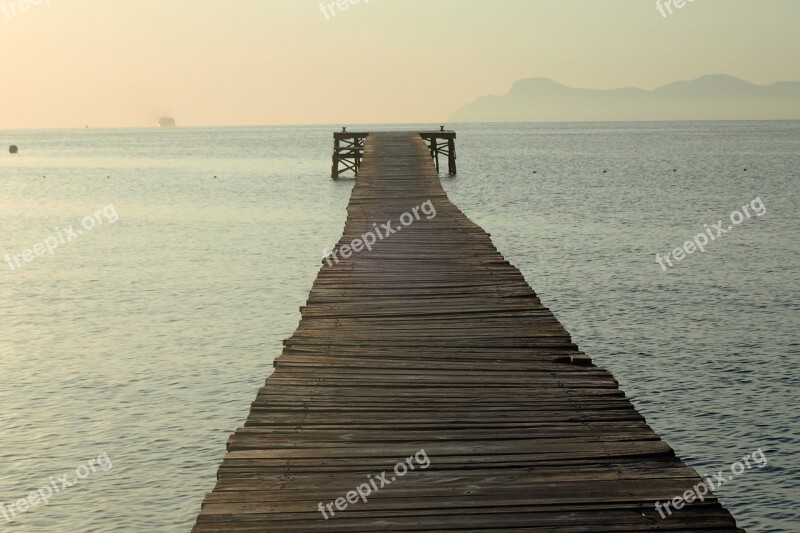 Sea Web Wood Water Boardwalk