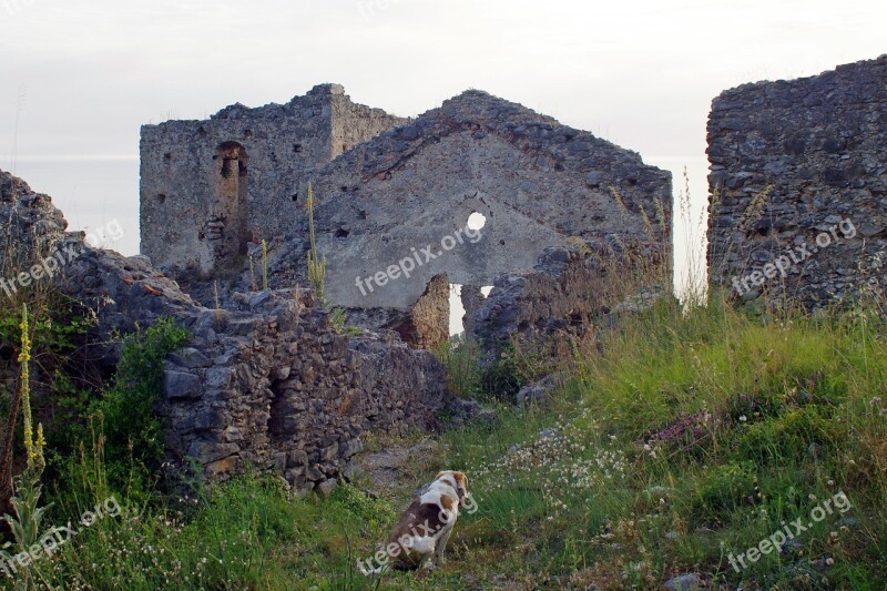 Cirella Ruins Of Cirella Ruins Calabria Italy