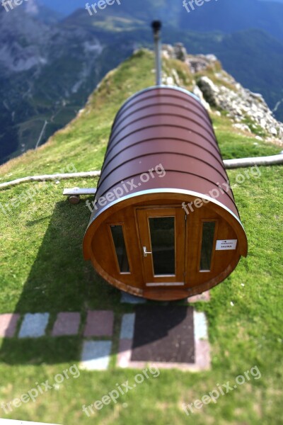 Dolomite Mountain Sauna Mountain Peak Sauna