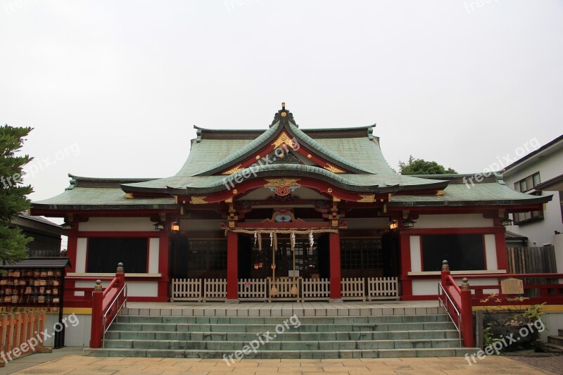 Yokohama Shrine Ushioda Shrine Japan Culture