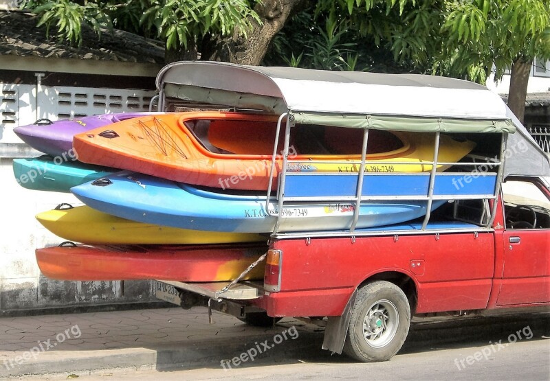 Transport Canoes Boating Free Photos