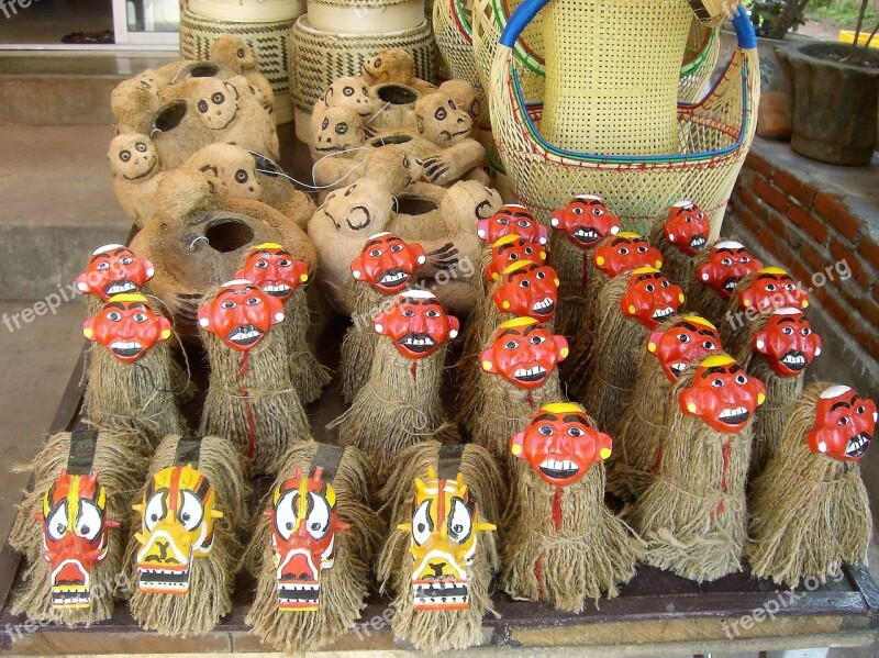 Art Souvenirs Gift Mask Dolls Free Photos