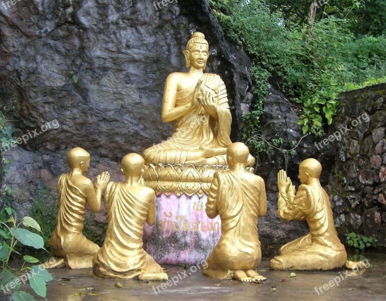 Religion Worship Teacher Buddha Gold