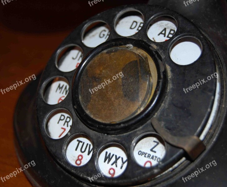 Phone Antique Old Telephone Dial