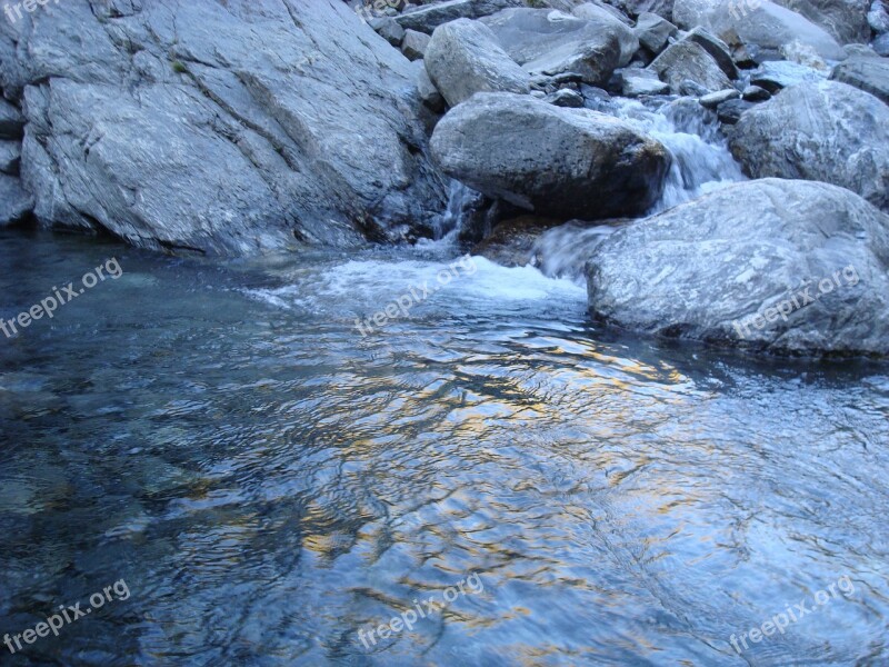 River Stones Shore San Luis Argentina