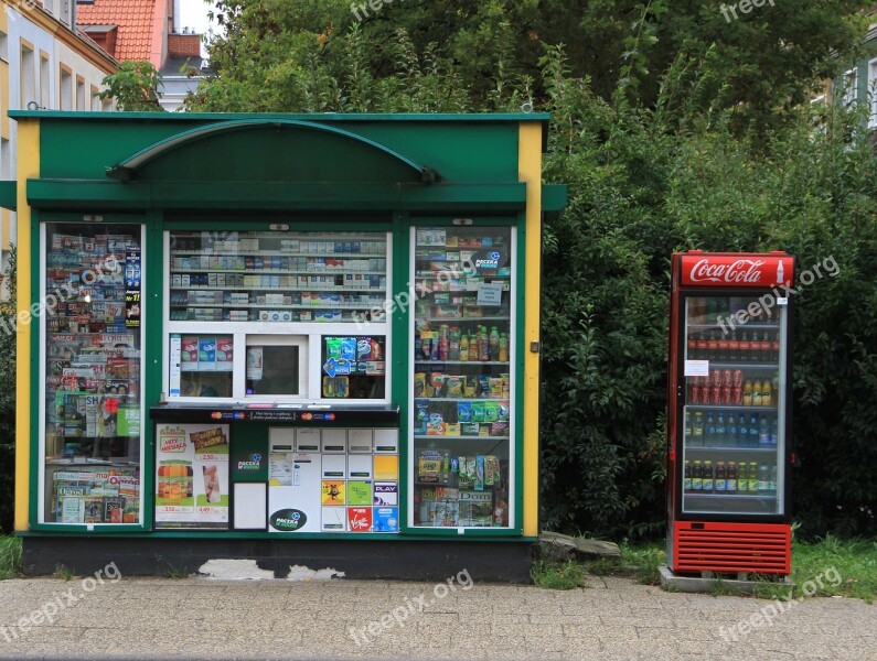 Shopping Kiosk Street Vending Poland Free Photos