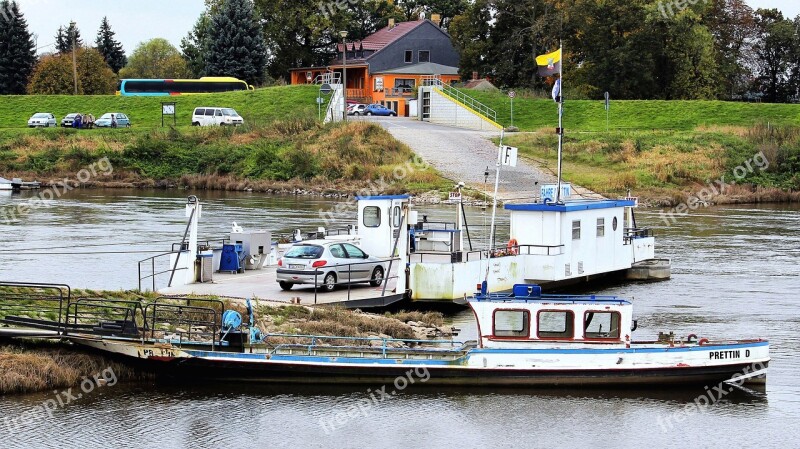 Ferry Reaction Ferry Car Ferry Elbe Ferry Elbe