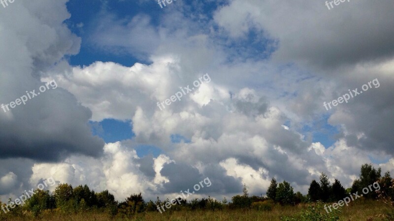 Sky Clouds Cloud Cover Glomerulus Nature