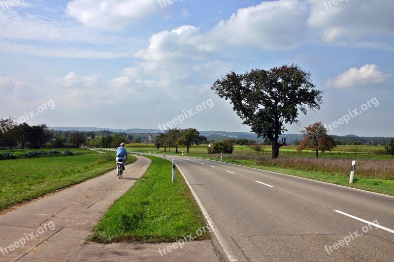 Cycle Path Bicycle Path Cyclists Bike Cycling