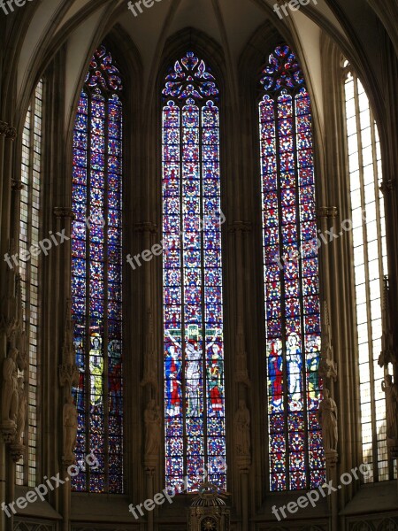 Church Window Cathedral Leaded Glass Stained Glass Glass