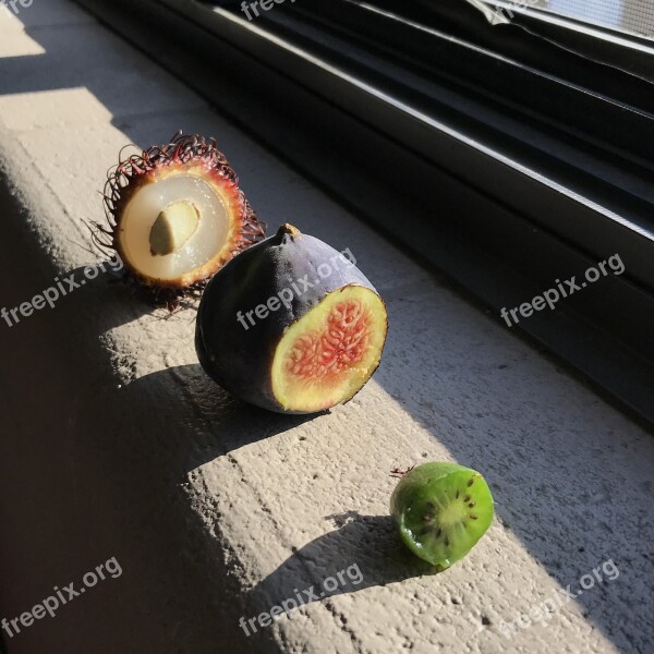 Exotic Fruit Fig Kiwi Tropical Exotic