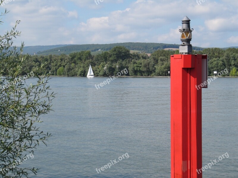 Water Filling Station Water Rhine Sail Signal