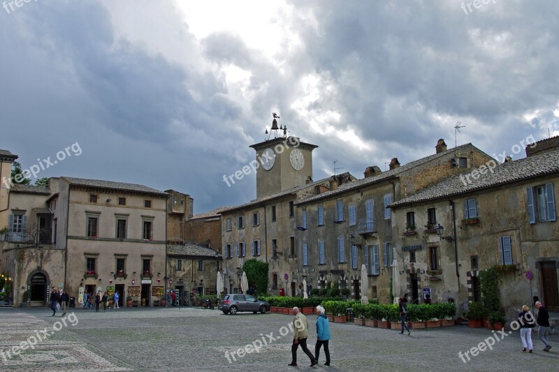 Orvieto Umbria Piazza Piazza Del Duomo Borgo