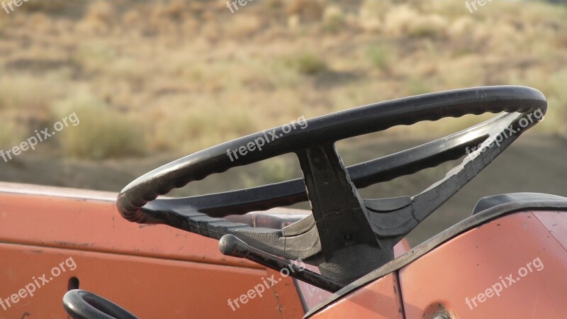 Tractor Steering Antique Transportation Vehicle