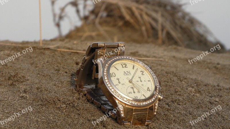 Watch Sand Time Wrist Watch Free Photos