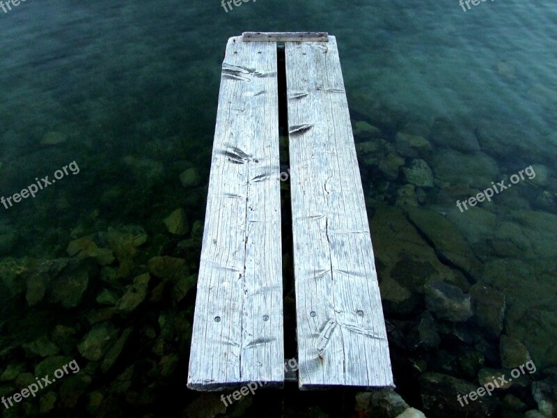 Web Wood Water Port Jetty Wooden Bridge