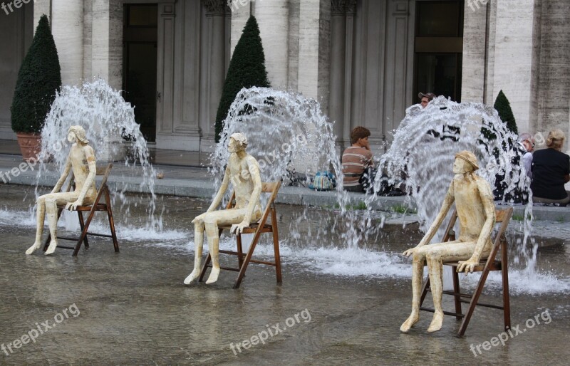 Installation Art Water Fantasy Fun Amusing