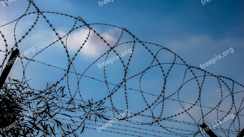 Wire Fence Metal Barbed Prison