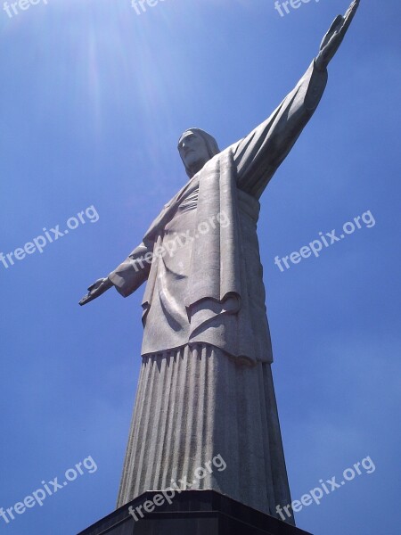 Christ The Redeemer Rio De Janeiro Corcovado Free Photos