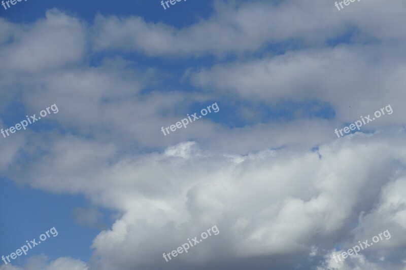 Sky Clouds Blue Mood Clouds Form