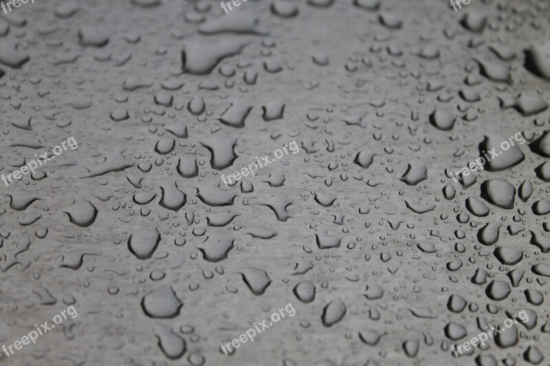 Rain Drops Water Nature Liquid