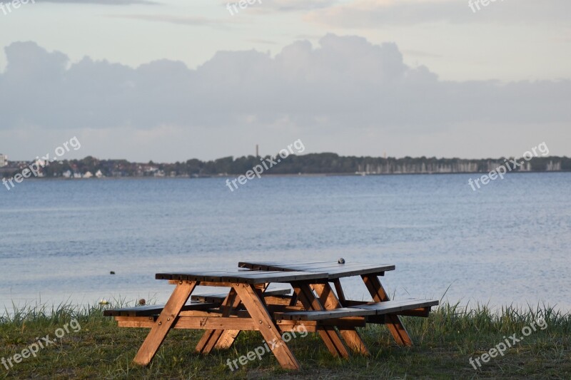 Baltic Sea Denmark Coast Water Sea View