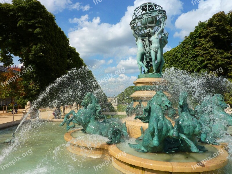 Fountain Achitecture Water Statue Sculpture