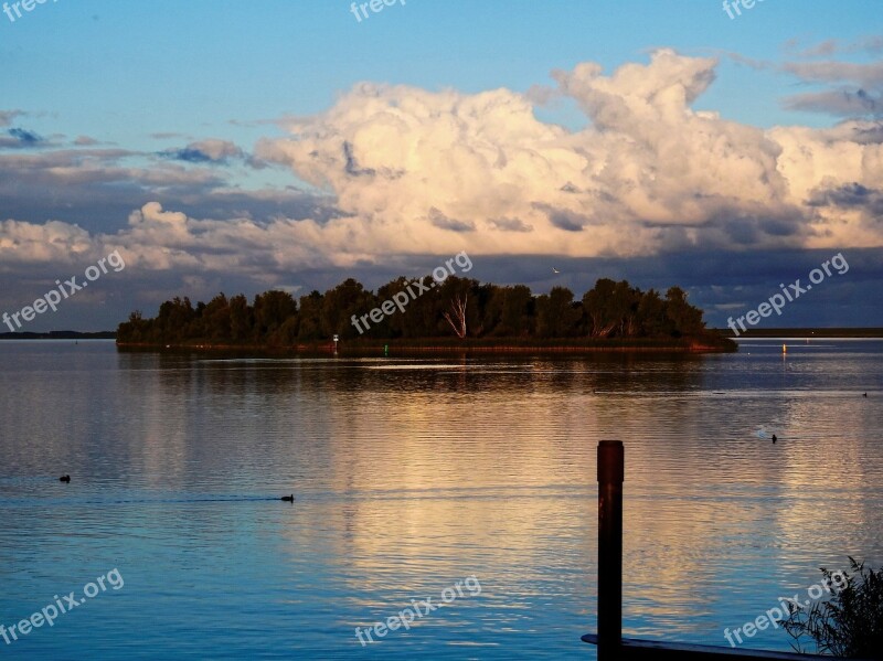 Sea Lake North Sea Water Sunset