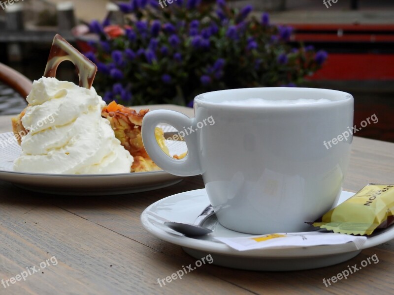 Coffee Cup Drink Hot Drink Cake